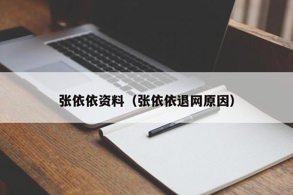 张依依资料（张依依退网原因）